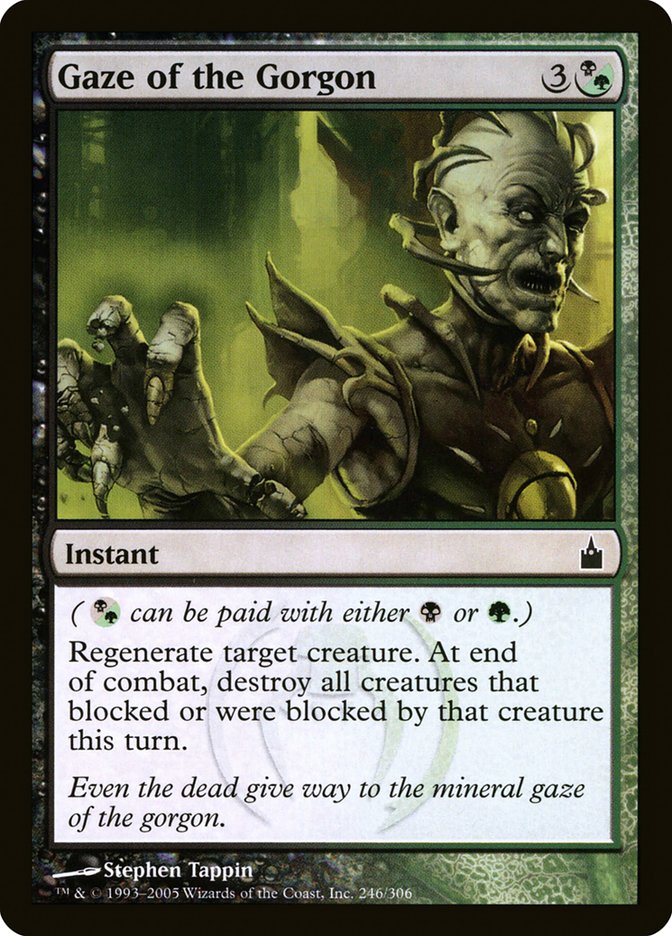 Gaze of the Gorgon (Oversized) [Oversize Cards] | Exor Games Bridgewater