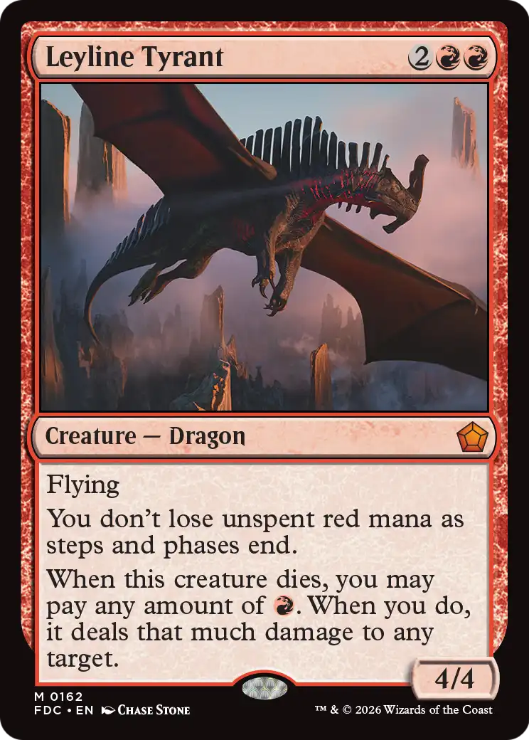Leyline Tyrant [Foundations Commander] | Exor Games Bridgewater