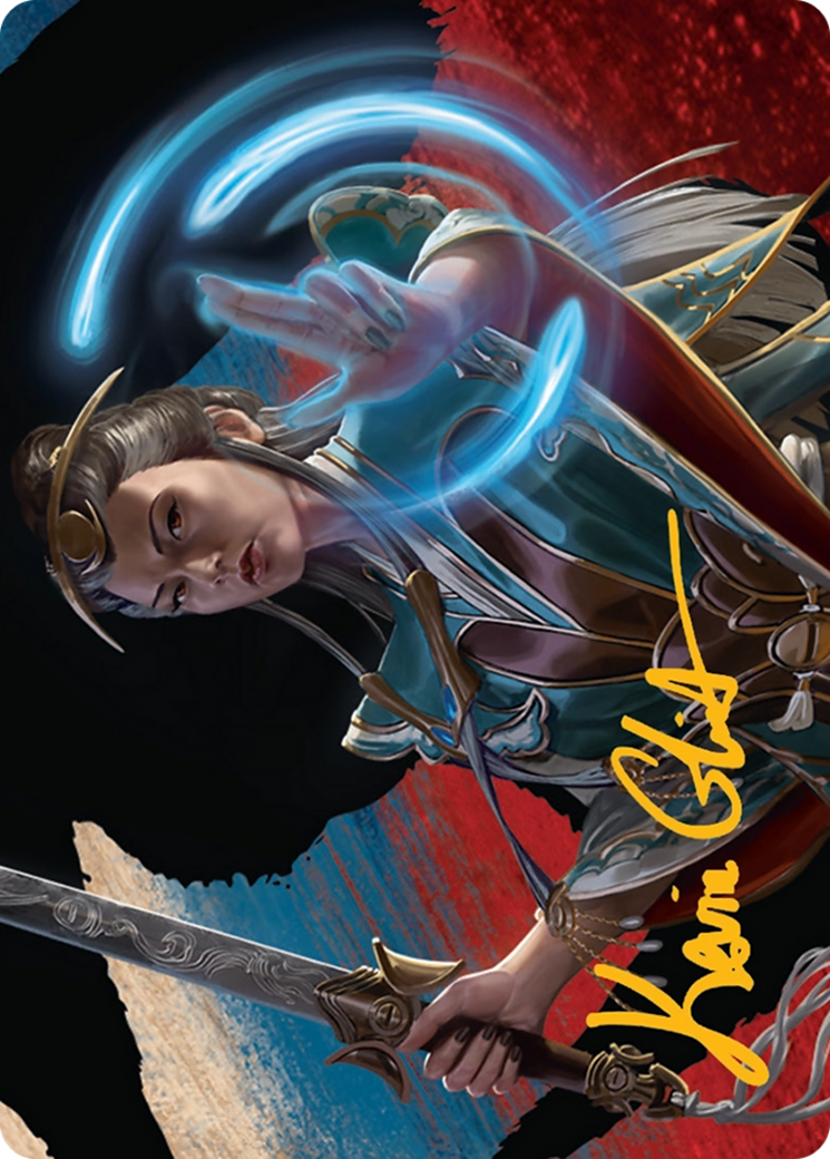 Narset, Jeskai Waymaster Art Card (44/54) [Tarkir: Dragonstorm Art Series] | Exor Games Bridgewater