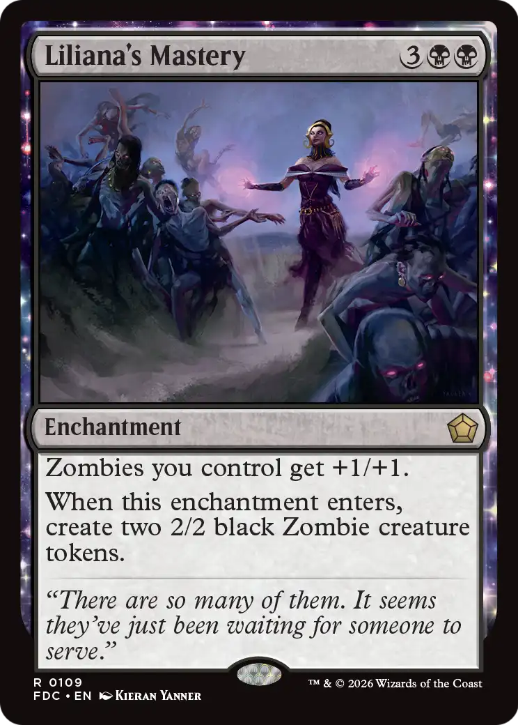 Liliana's Mastery [Foundations Commander] | Exor Games Bridgewater