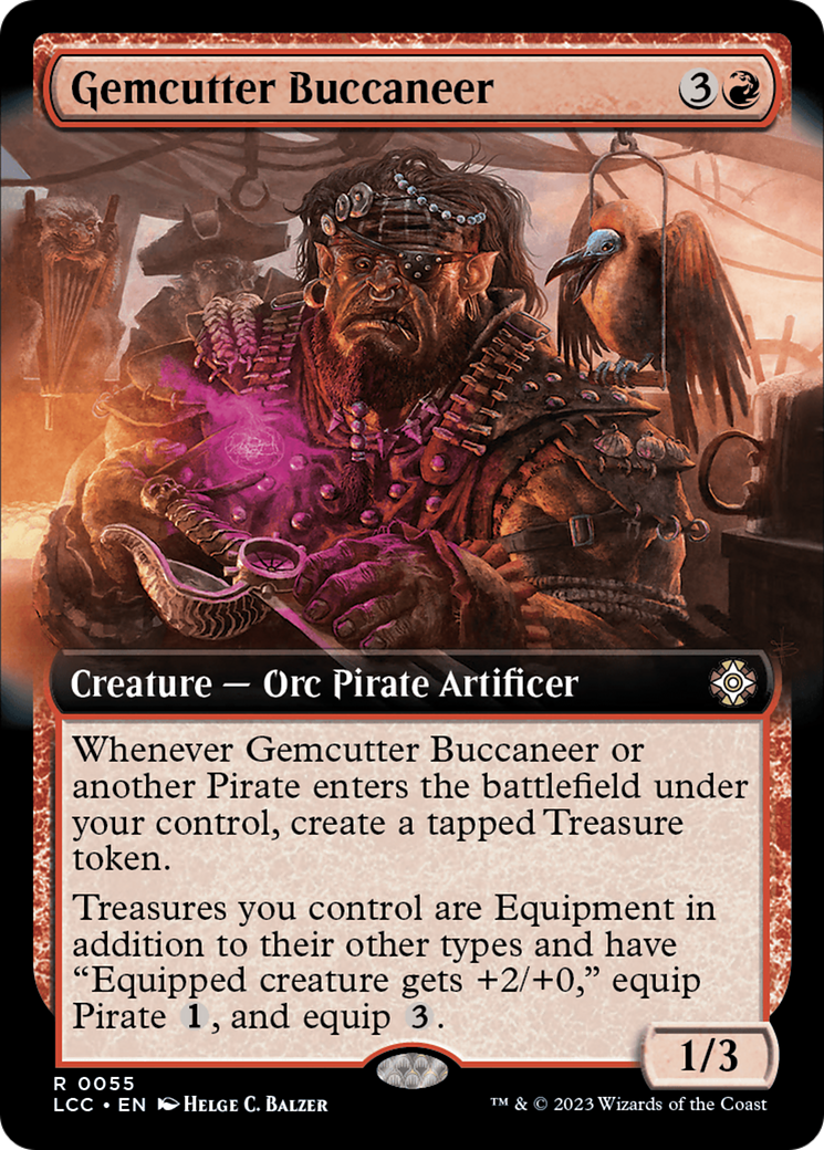 Gemcutter Buccaneer (Extended Art) [The Lost Caverns of Ixalan Commander] | Exor Games Bridgewater