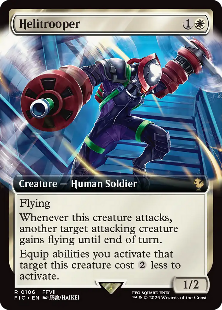 Helitrooper (Extended Art) [FINAL FANTASY Commander] | Exor Games Bridgewater
