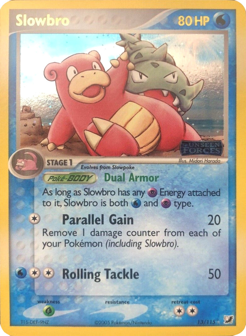 Slowbro (13/115) (Stamped) [EX: Unseen Forces] | Exor Games Bridgewater