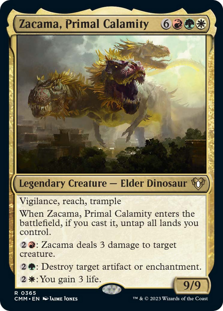 Zacama, Primal Calamity [Commander Masters] | Exor Games Bridgewater