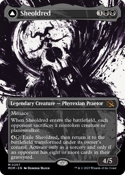 Sheoldred // The True Scriptures (Showcase Planar Booster Fun) [March of the Machine] | Exor Games Bridgewater