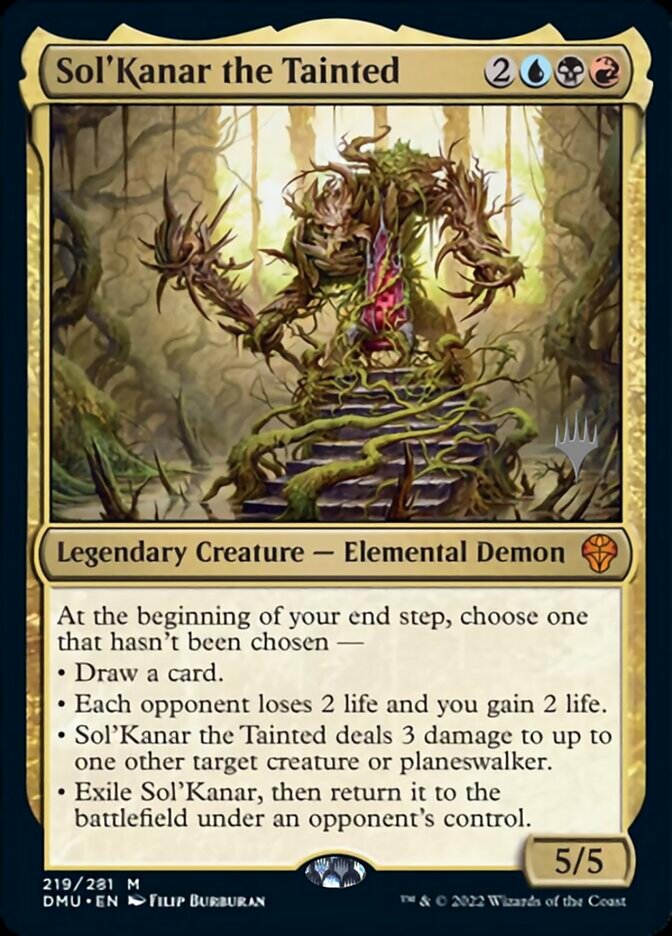 Sol'Kanar the Tainted (Promo Pack) [Dominaria United Promos] | Exor Games Bridgewater