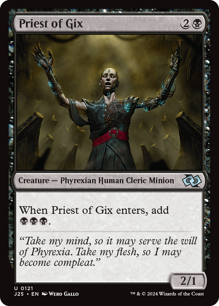 Priest of Gix [Foundations Jumpstart] | Exor Games Bridgewater