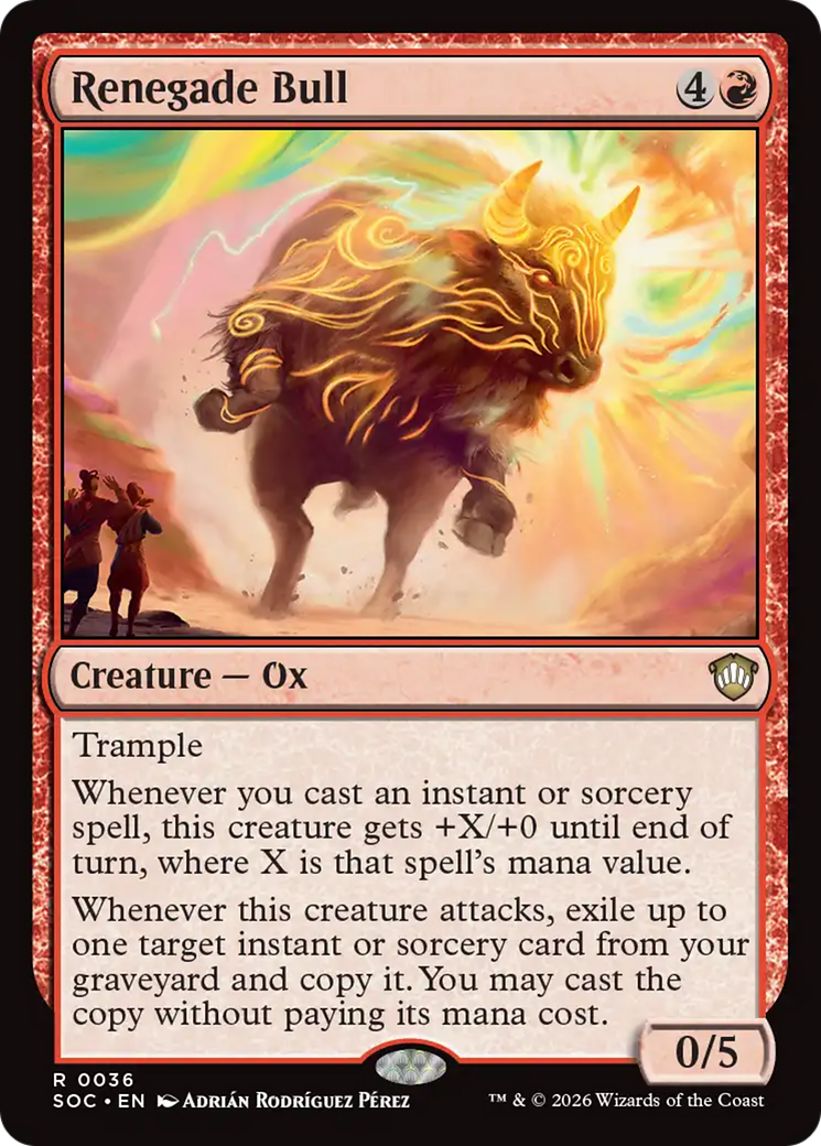 Renegade Bull [Secrets of Strixhaven Commander] | Exor Games Bridgewater