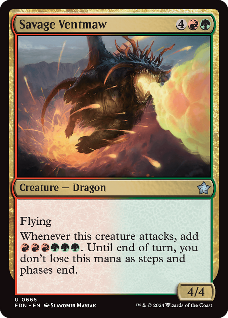Savage Ventmaw [Foundations] | Exor Games Bridgewater