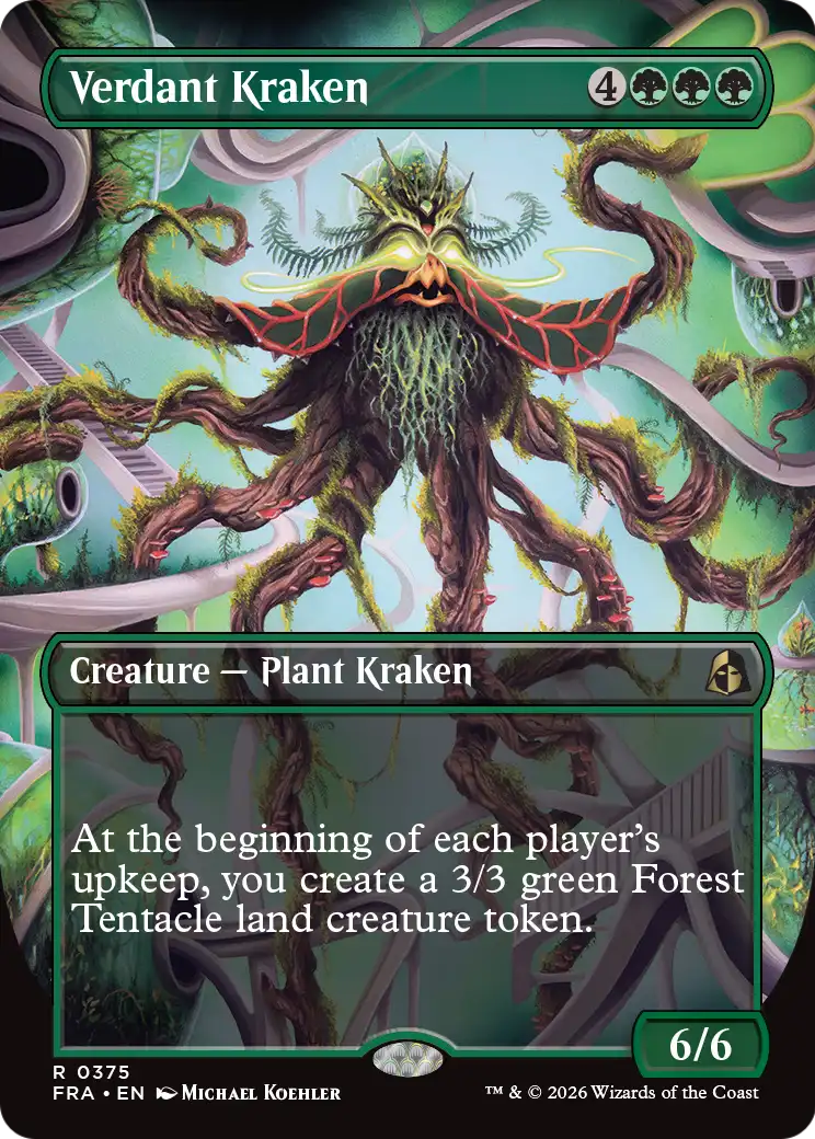 Verdant Kraken (Borderless) [Reality Fracture] | Exor Games Bridgewater