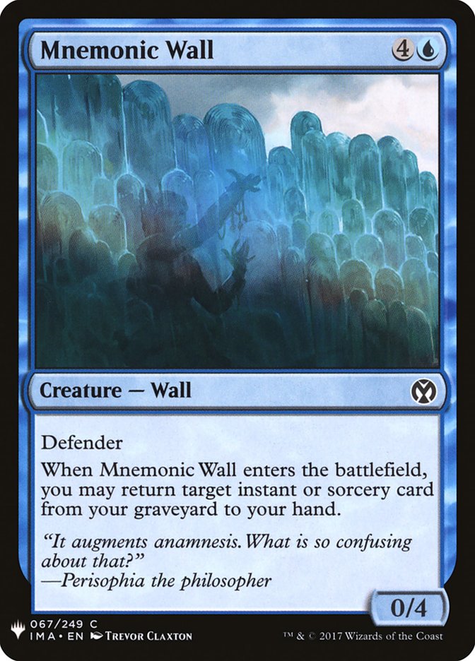 Mnemonic Wall [Mystery Booster] | Exor Games Bridgewater