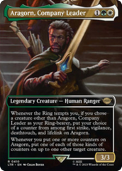 Aragorn, Company Leader (Borderless Alternate Art) [The Lord of the Rings: Tales of Middle-Earth] | Exor Games Bridgewater