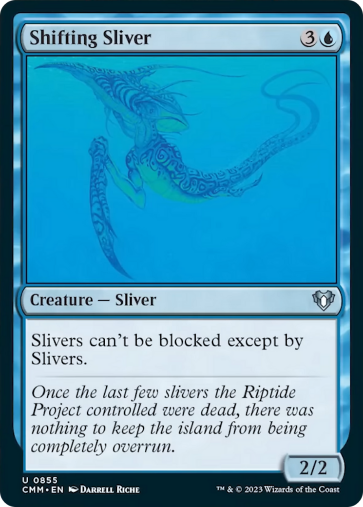 Shifting Sliver [Commander Masters] | Exor Games Bridgewater