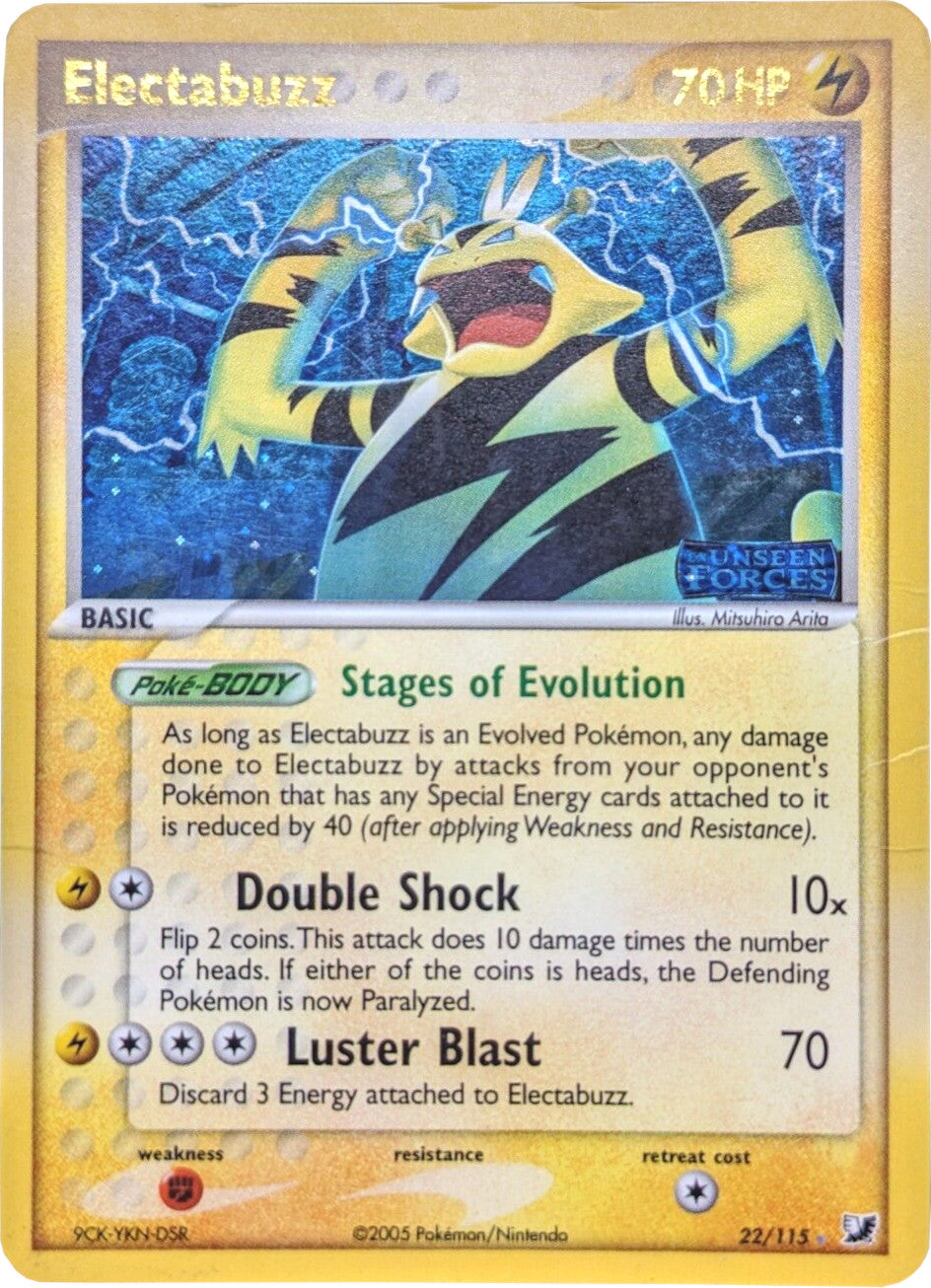 Electabuzz (22/115) (Stamped) [EX: Unseen Forces] | Exor Games Bridgewater