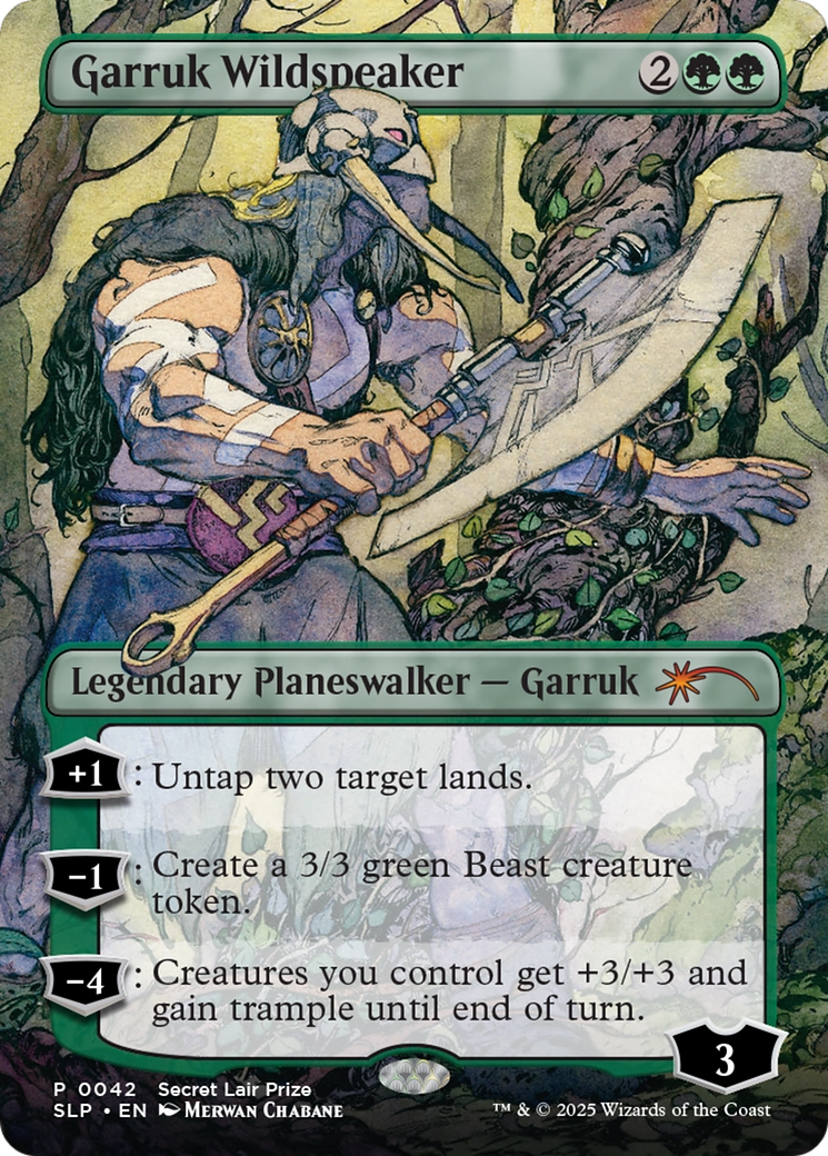 Garruk Wildspeaker [Secret Lair Showdown] | Exor Games Bridgewater