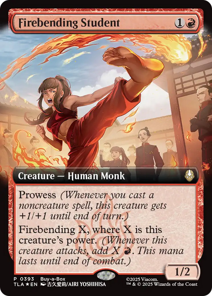 Firebending Student (Extended Art) [Avatar: The Last Airbender Promos] | Exor Games Bridgewater