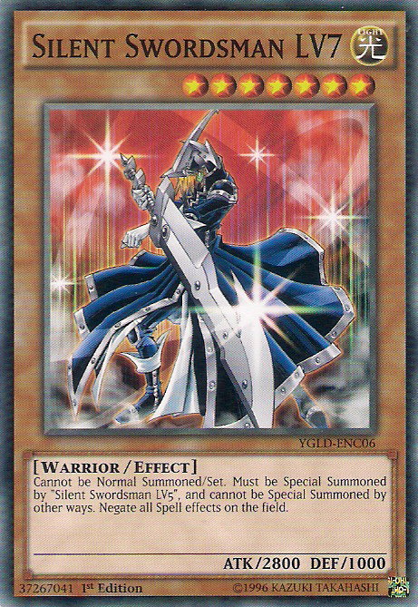 Silent Swordsman LV7 [YGLD-ENC06] Common | Exor Games Bridgewater