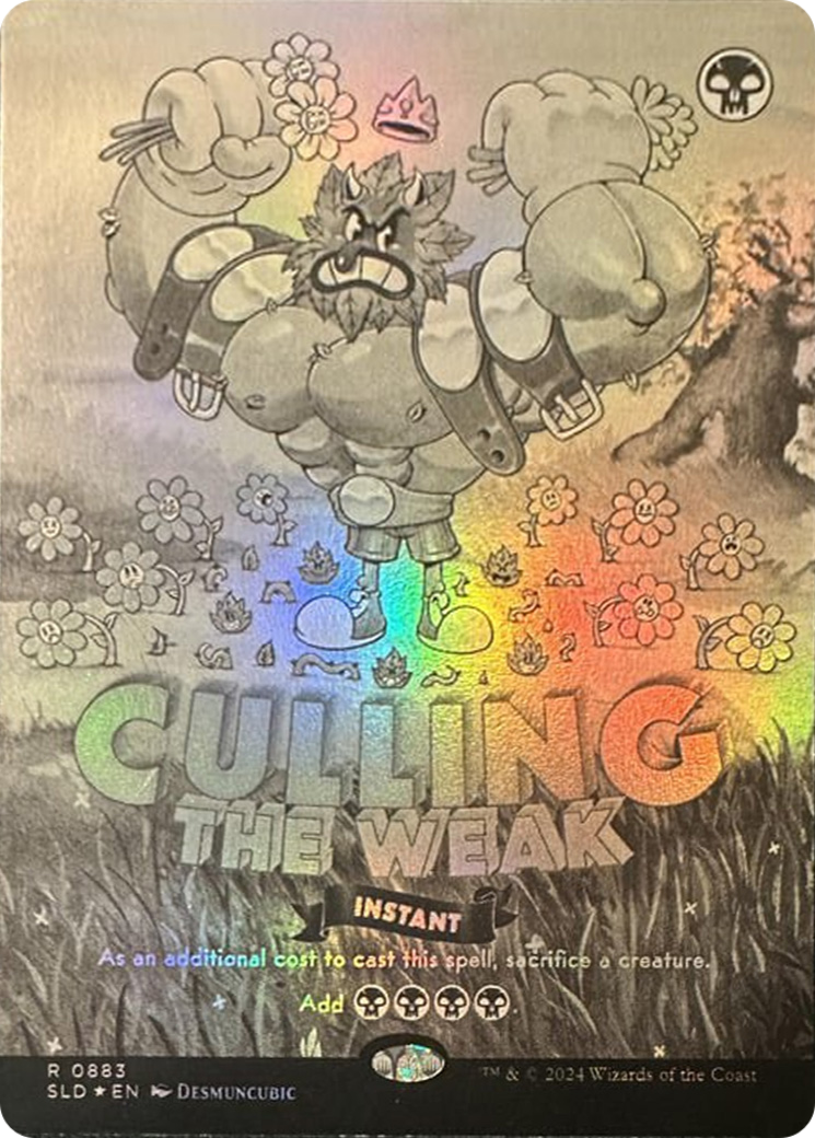 Culling the Weak (Black & White Foil) [Secret Lair Drop Series] | Exor Games Bridgewater