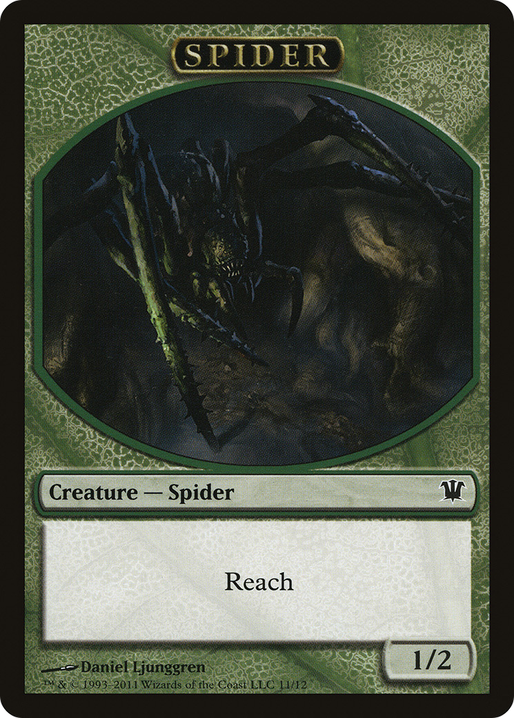 Insect // Spider Double-Sided Token [Innistrad Remastered Tokens] | Exor Games Bridgewater