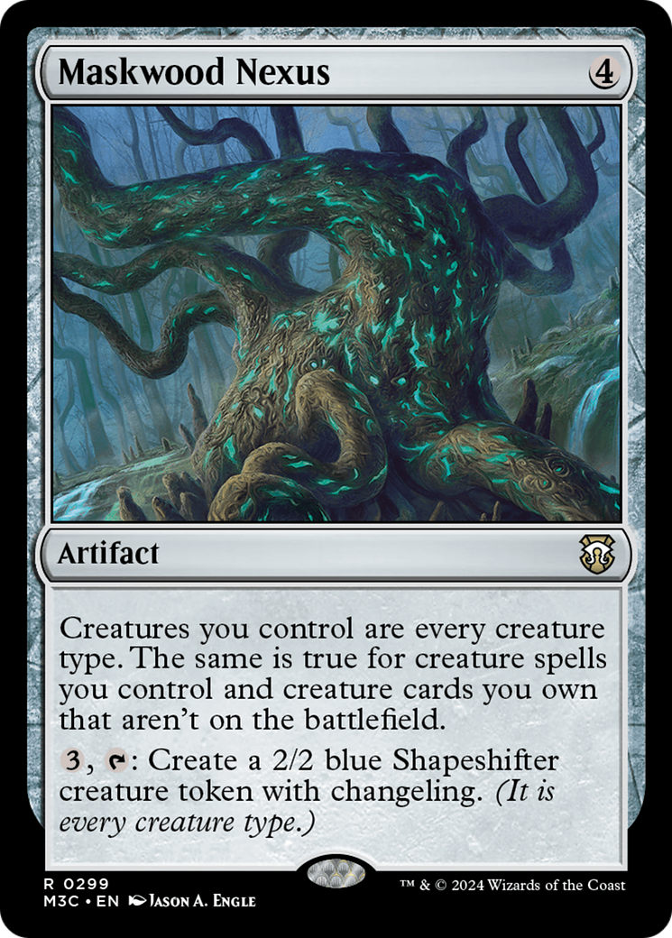 Maskwood Nexus (Ripple Foil) [Modern Horizons 3 Commander] | Exor Games Bridgewater