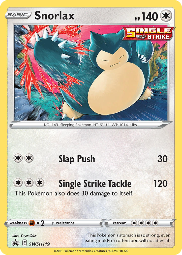 Snorlax (SWSH119) [Sword & Shield: Black Star Promos] | Exor Games Bridgewater