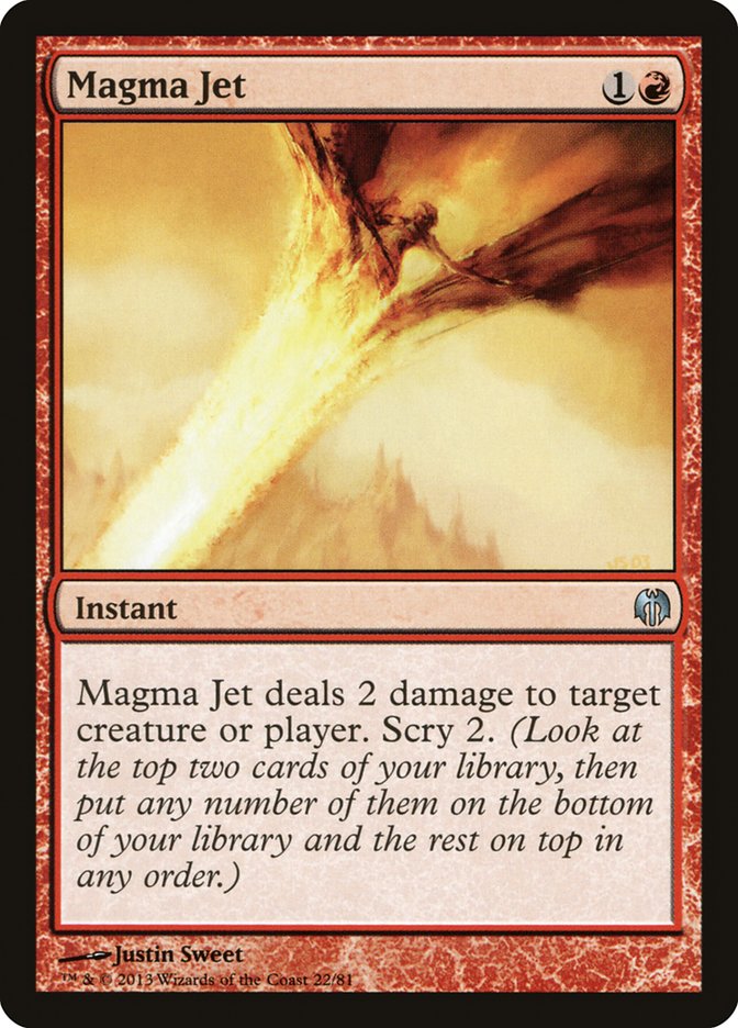 Magma Jet [Duel Decks: Heroes vs. Monsters] | Exor Games Bridgewater