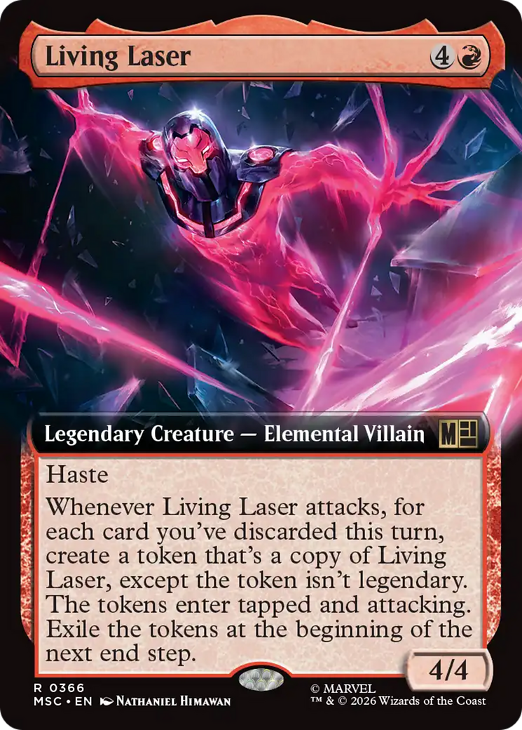 Living Laser (Extended Art) [Marvel Super Heroes Commander] | Exor Games Bridgewater