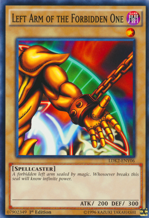 Left Arm of the Forbidden One [LDK2-ENY06] Common | Exor Games Bridgewater