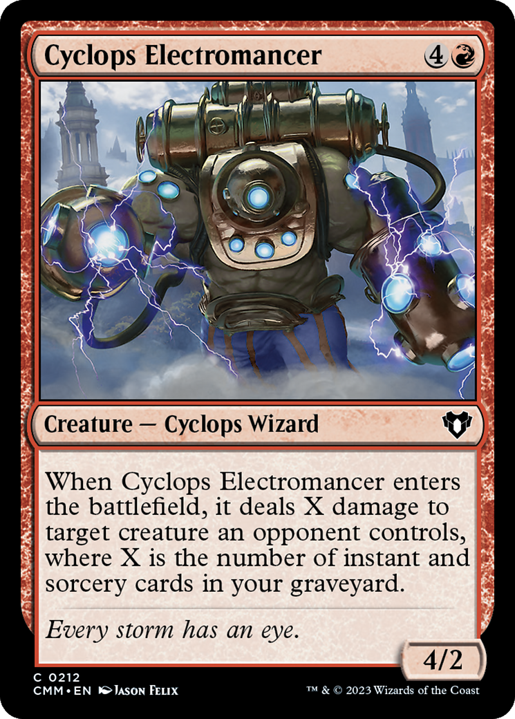 Cyclops Electromancer [Commander Masters] | Exor Games Bridgewater