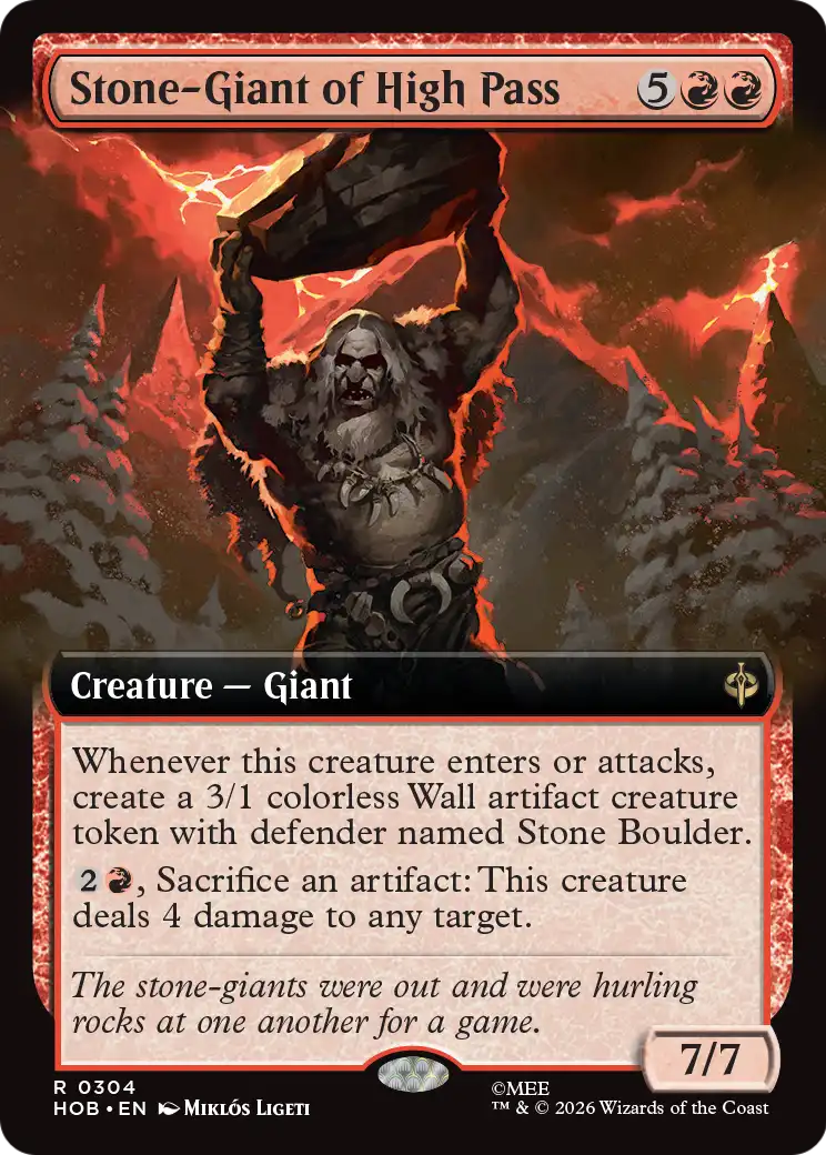 Stone-Giant of High Pass (Extended Art) [The Hobbit] | Exor Games Bridgewater