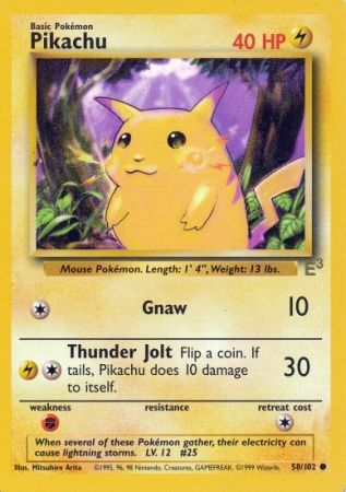 Pikachu (58/102) (E3 Stamped Promo) [Miscellaneous Cards] | Exor Games Bridgewater