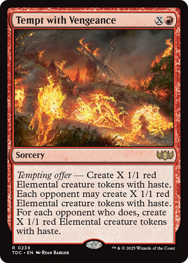 Tempt with Vengeance [Tarkir: Dragonstorm Commander] | Exor Games Bridgewater
