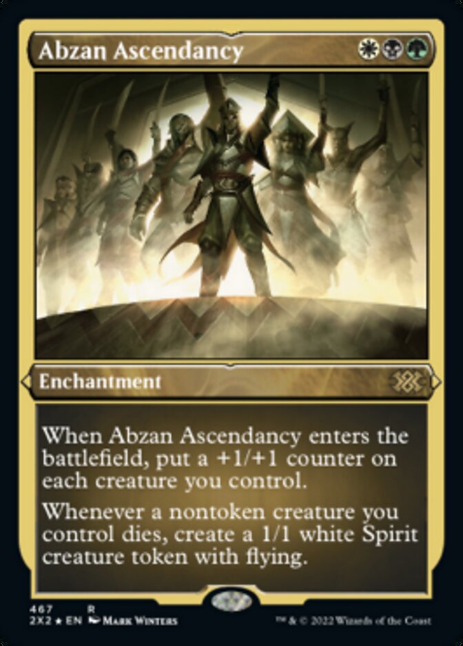 Abzan Ascendancy (Foil Etched) [Double Masters 2022] | Exor Games Bridgewater