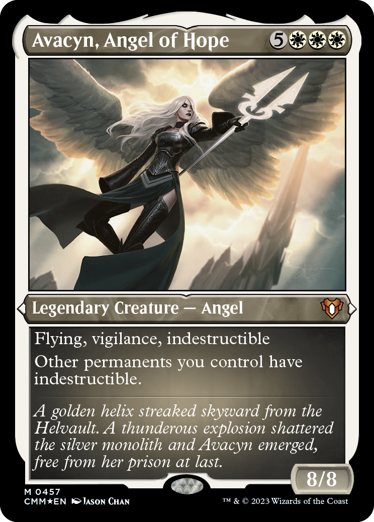 Avacyn, Angel of Hope (Foil Etched) [Commander Masters] | Exor Games Bridgewater