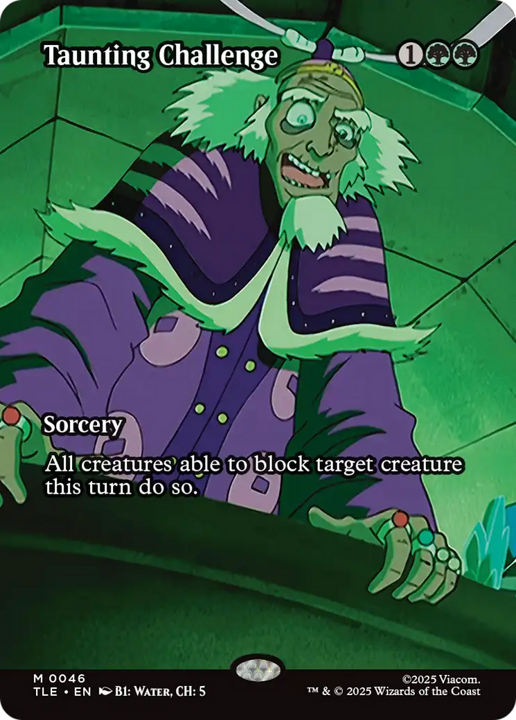 Taunting Challenge (Borderless) [Avatar: The Last Airbender: Eternal-Legal] | Exor Games Bridgewater