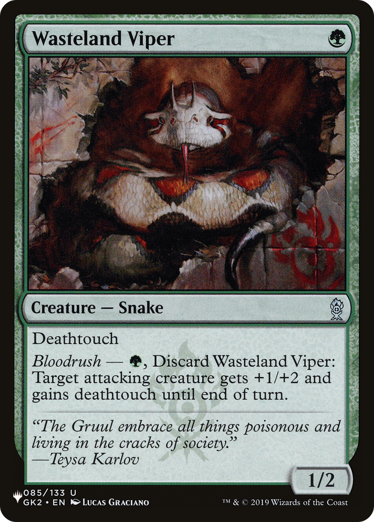 Wasteland Viper [The List Reprints] | Exor Games Bridgewater