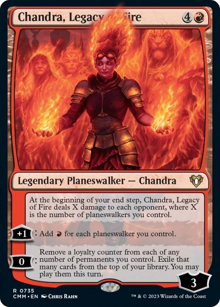 Chandra, Legacy of Fire [Commander Masters] | Exor Games Bridgewater