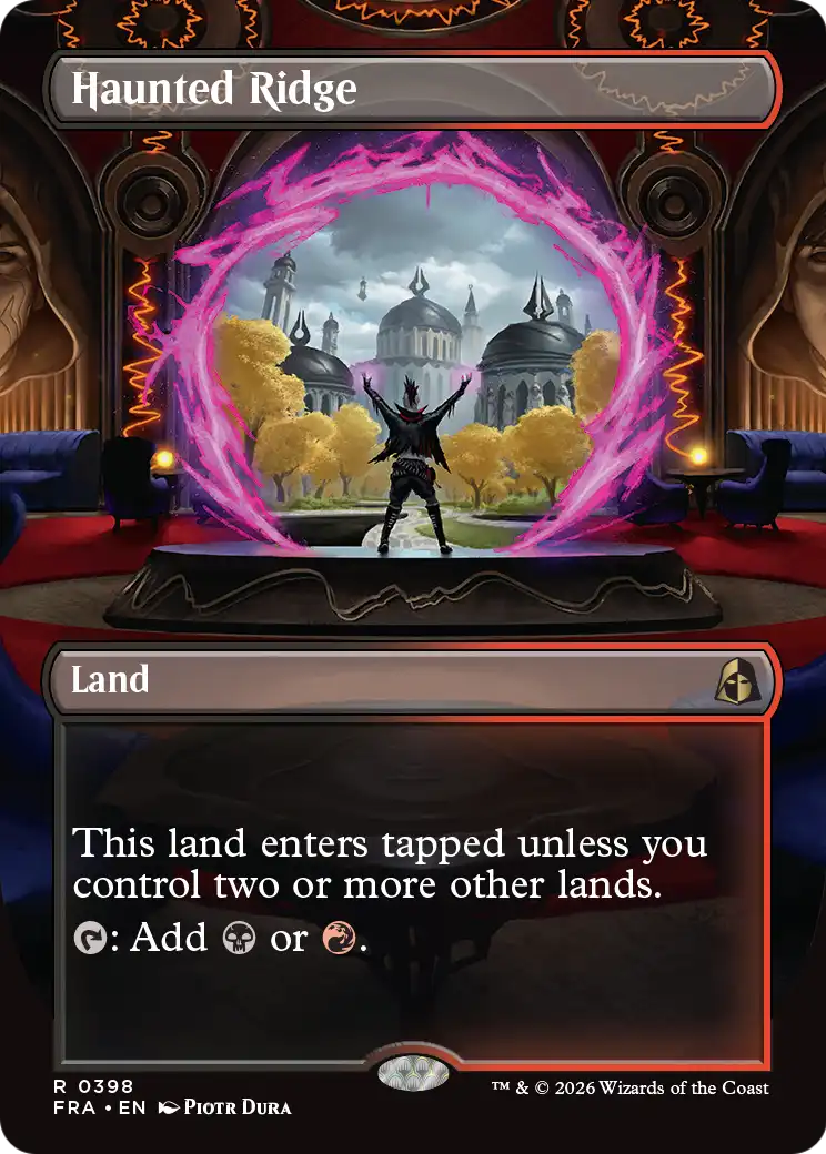 Haunted Ridge (Borderless) [Reality Fracture] | Exor Games Bridgewater