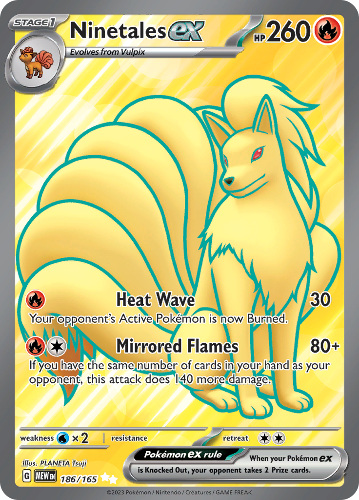 Ninetales ex (186/165) [Scarlet & Violet 151] | Exor Games Bridgewater