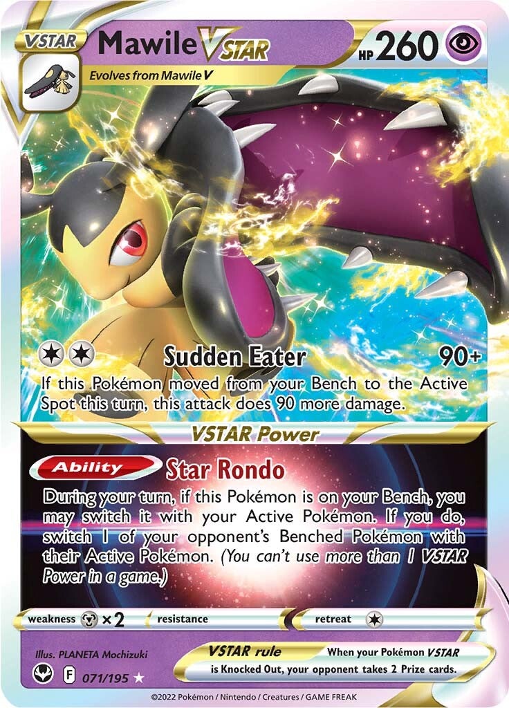 Mawile VSTAR (071/195) [Sword & Shield: Silver Tempest] | Exor Games Bridgewater