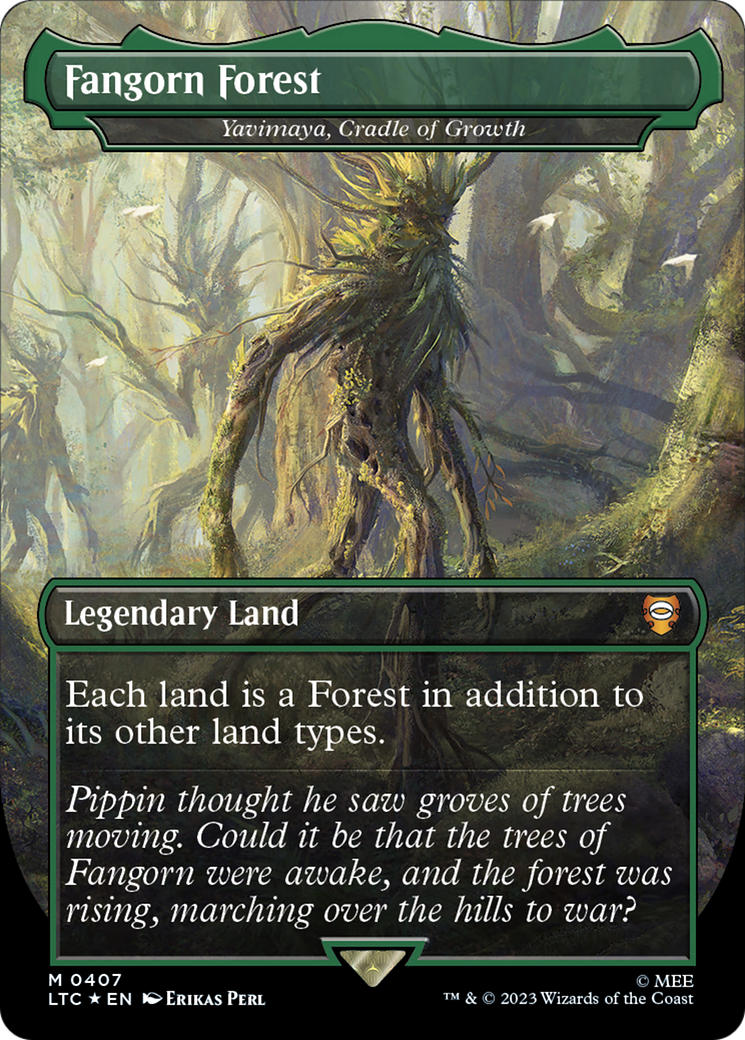 Fangorn Forest - Yavimaya, Cradle of Growth (Surge Foil Realms and Relics) [The Lord of the Rings: Tales of Middle-Earth Commander] | Exor Games Bridgewater