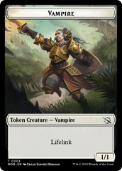 Elemental (9) // Vampire Double-Sided Token [March of the Machine Tokens] | Exor Games Bridgewater