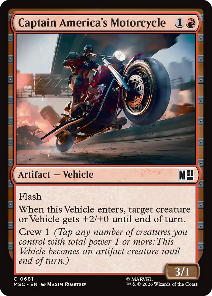 Captain America's Motorcycle [Marvel Super Heroes Commander] | Exor Games Bridgewater