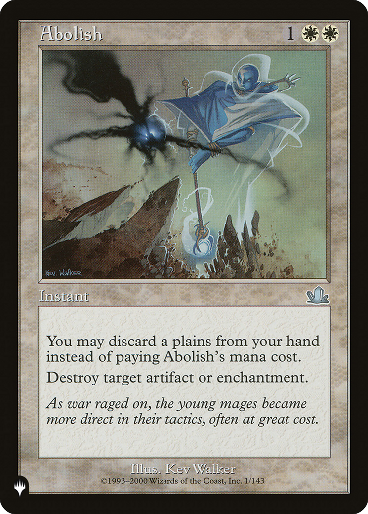 Abolish [The List Reprints] | Exor Games Bridgewater