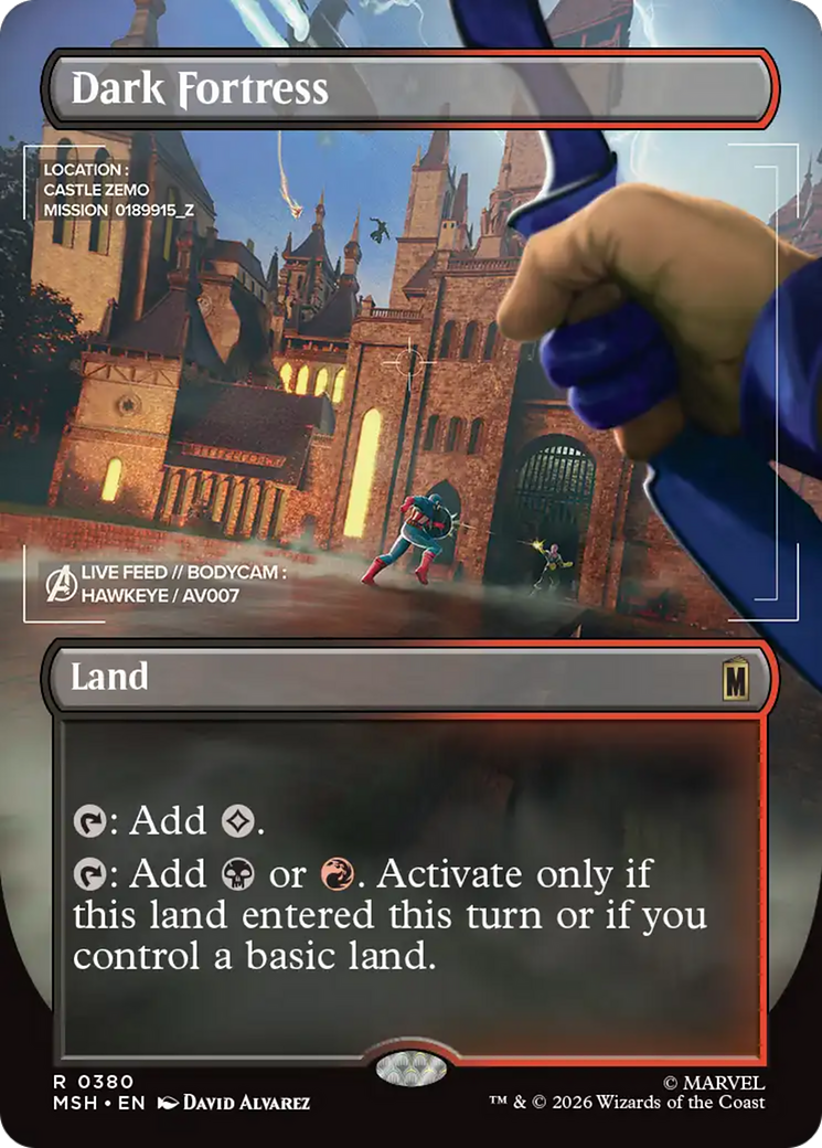 Dark Fortress (Borderless) [Marvel Super Heroes] | Exor Games Bridgewater
