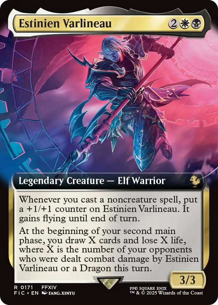 Estinien Varlineau (Extended Art) [FINAL FANTASY Commander] | Exor Games Bridgewater