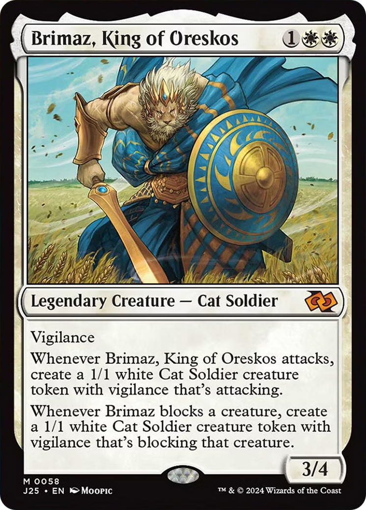 Brimaz, King of Oreskos (Anime) [Foundations Jumpstart] | Exor Games Bridgewater