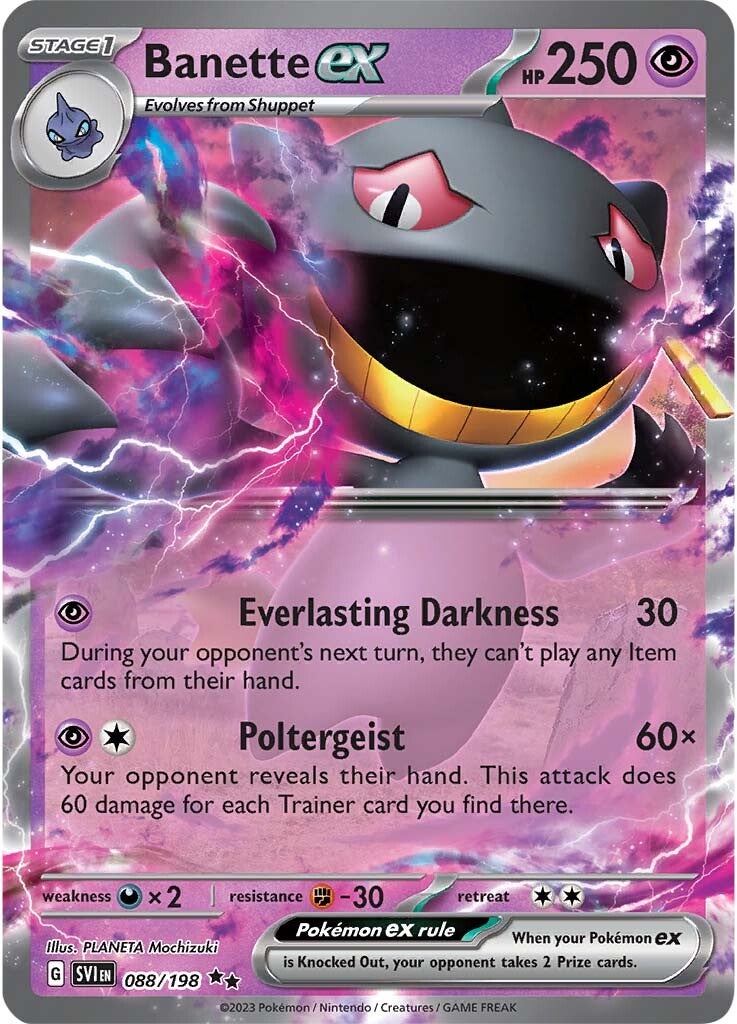 Banette ex (088/198) [Scarlet & Violet: Base Set] | Exor Games Bridgewater