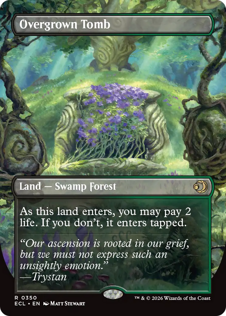 Overgrown Tomb (Borderless) [Lorwyn Eclipsed] | Exor Games Bridgewater