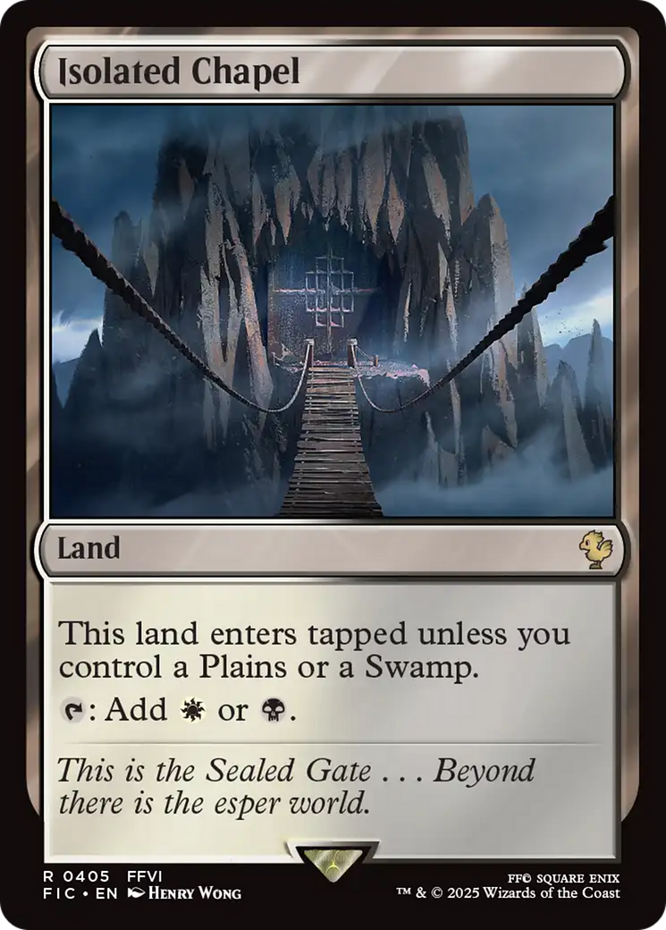 Isolated Chapel [FINAL FANTASY Commander] | Exor Games Bridgewater
